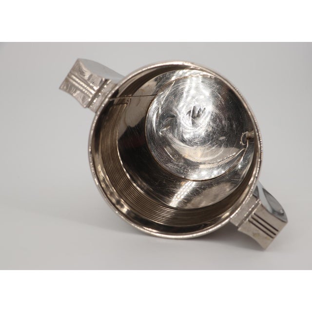 1930s Stunning French Art Deco Ice Bucket For Sale - Image 9 of 11