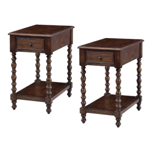 Pair of Jacobean Style Side Tables
