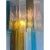 Contemporary Multicolored Squared Murano Glass Wall Sconces, Set of 2 For Sale - Image 3 of 13