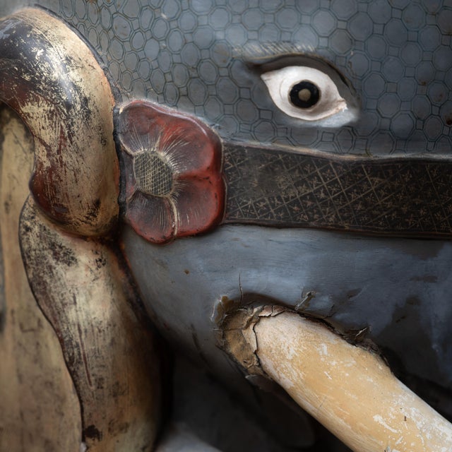 A Pair of Chinese Export Elephant Garden Stools For Sale - Image 17 of 18