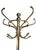 Classic brass freestanding coat rack, in very good, original, clean and ready to use condition. The coat tree features...