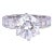 Early 21st Century GIA Certified 2.06 Carat Diamond Center Engagement Ring Size 5.25 For Sale