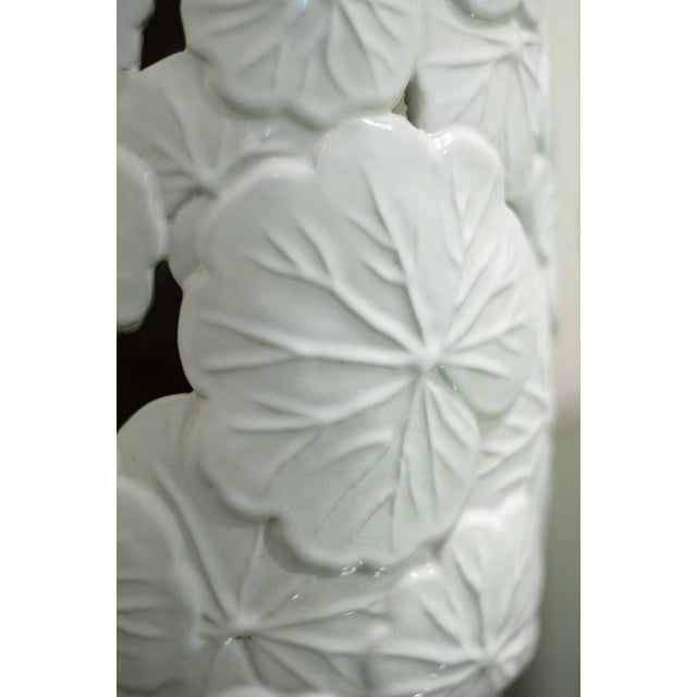 Textile Ceramic Lamps by Vivai del Sud 1970 from Vivai Del Sud, Set of 2 For Sale - Image 7 of 8