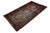 Late 19th Century Antique Caucasian Geometric Area Rug – Hand-Knotted Low-Pile Wool Accent Rug With Distressed Patina For Sale - Image 5 of 8