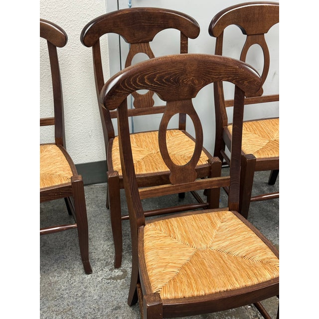 Pottery Barn Napoleon Dining Chairs, Set of Four For Sale - Image 11 of 12