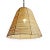 Contemporary Wicker Strip Bell Pendant Light Medium For Sale - Image 3 of 8