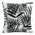 Not Yet Made - Made To Order 22" Indoor/Outdoor Pillow Black and White Cali Palm For Sale - Image 5 of 5