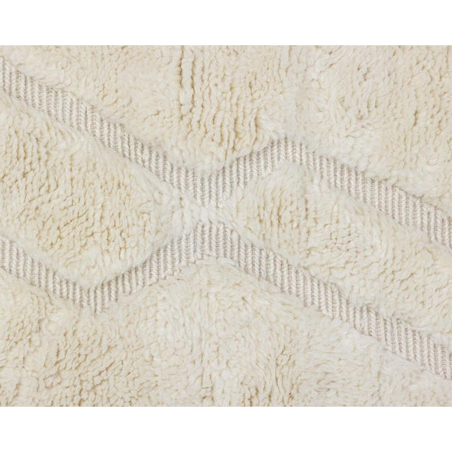 Contemporary Hand-Knotted Wool Rug by Azele Studio For Sale - Image 3 of 9