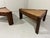 Brutalist Oak Coffee Side Tables, 1970s, Set of 2 For Sale - Image 16 of 18