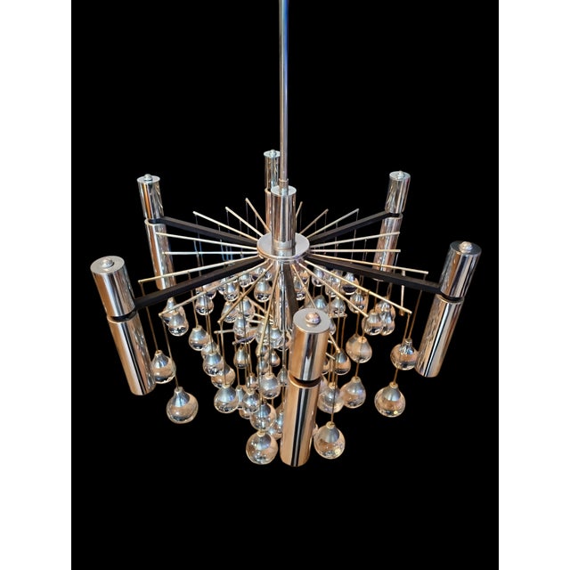 1970s Vintage Chandelier from Sciolari, 1970s For Sale - Image 5 of 5