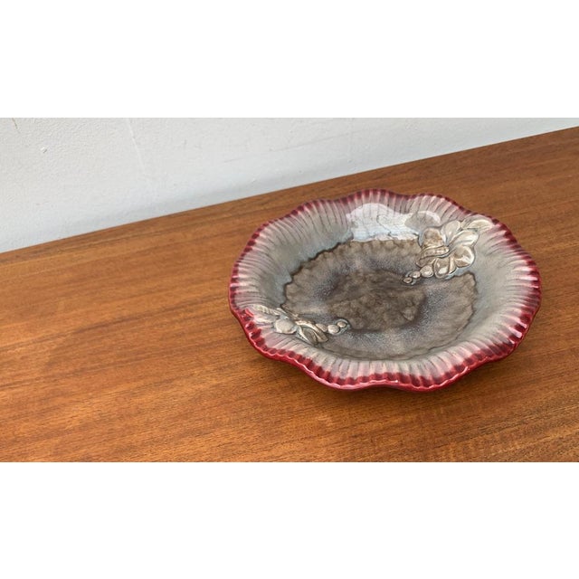 Large Mid-Century Eastern German GDR Pottery Bowl from Strehla Keramik, 1960s For Sale - Image 10 of 18