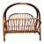 Late 19th Century Tortoiseshell Bamboo Magazine Rack — Antique Asian Chinoiserie For Sale