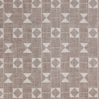 11 Rolls of Fermoie Flag Wallpaper Chocolate Brown For Sale