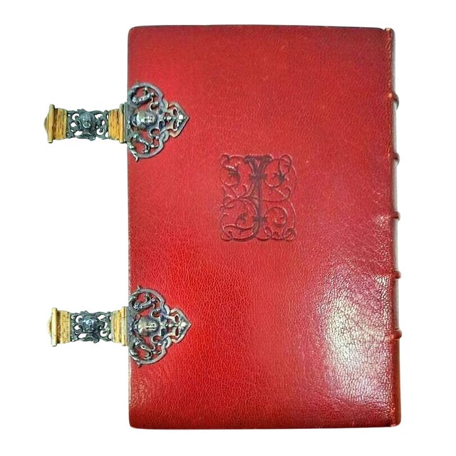 Brown (1883) Unique Gauffered Fore Edge Clasped Missal - Illustrated Antique Devotional Christian Bible Art For Sale - Image 8 of 18