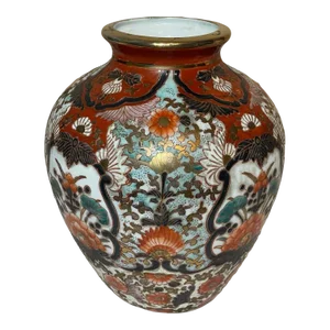 Late 19th Century Chinese Imari Porcelain Vase Tongzhi Mark