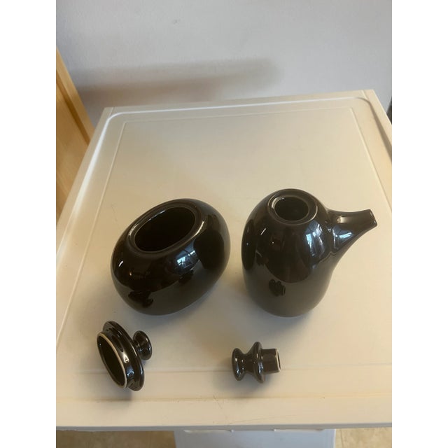 2000 - 2009 Brown Creamer & Sugar Set- A Pair For Sale - Image 5 of 9