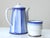 1920's Lrg. French Enamelware Coffee Pot, Made in France For Sale - Image 4 of 5