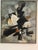 An original abstract expressionist oil painting dating from the 1980s, rendered in heavy impasto with confident, gestural...