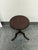 Late 20th Century Bombay Company Round Tripod Pedestal Accent Table, Dark For Sale - Image 5 of 12