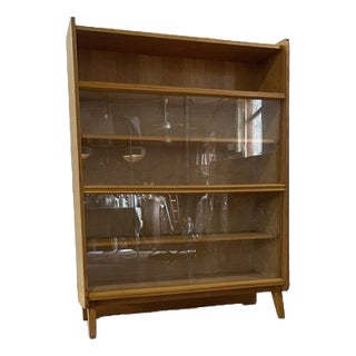 Vintage Show / Bookcase by Tatra Nabytok N.P. Pravenec, 1970 For Sale