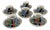Metropol Espresso Cups and Saucers by Barbara Brenner for Rosenthal, 1990s, Set of 6 For Sale