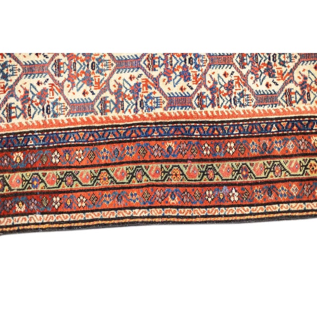 Late 18th Century Antique Persian Farahan Rug 4'4'' x 6'6'' For Sale - Image 11 of 12