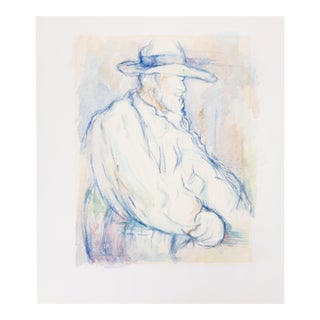 Bearded Man in Hat - V. Morgan, C. 1978 For Sale