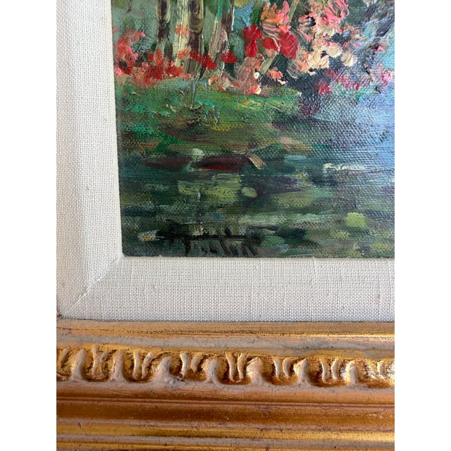 Small Impressionist European Seascape Oil Painting For Sale In Los Angeles - Image 6 of 6