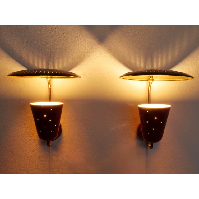 Wall Lamps from B.A.G. Turgi, 1950s, Set of 2 For Sale - Image 11 of 13
