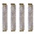 Gold Murano Glass Wall Sconces With Blue “Graniglia” Detail – Set of Four For Sale