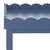 Spritely Home Starlyn Scalloped Accent Table in Blue For Sale - Image 4 of 8