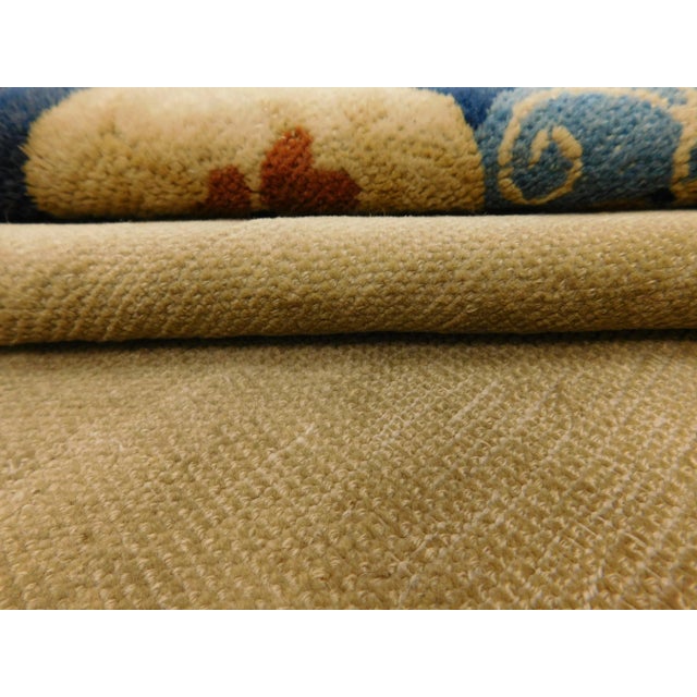Antique Hand Knotted Chinese Rug For Sale - Image 11 of 13