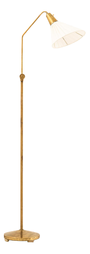 Floor Lamp in Brass from Hans Bergström, 1950s