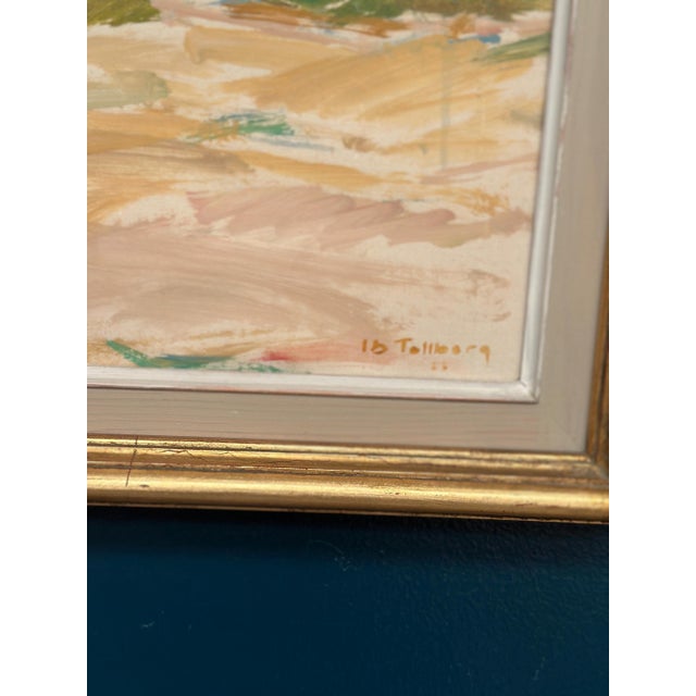 Ib Tollberg, Coastal Landscape, 1960s, Oil Painting on Canvas, Framed For Sale - Image 10 of 18