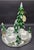 1990s Waterford Christmas Tree Snowy Village Forest Display Winter Scene for Ornaments Table Centerpiece For Sale - Image 9 of 13