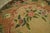 1920s Tan Almond Floral Folk Art Antique American Hooked Rug 6'6"x 7'5" Handknotted Wool Carpet For Sale In New York - Image 6 of 8