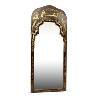 Large 1970s La Barge Chinoiserie Style Mirror For Sale