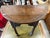 Carved Oak Half Moon Side Table, in Good conditions. Designed before 1890