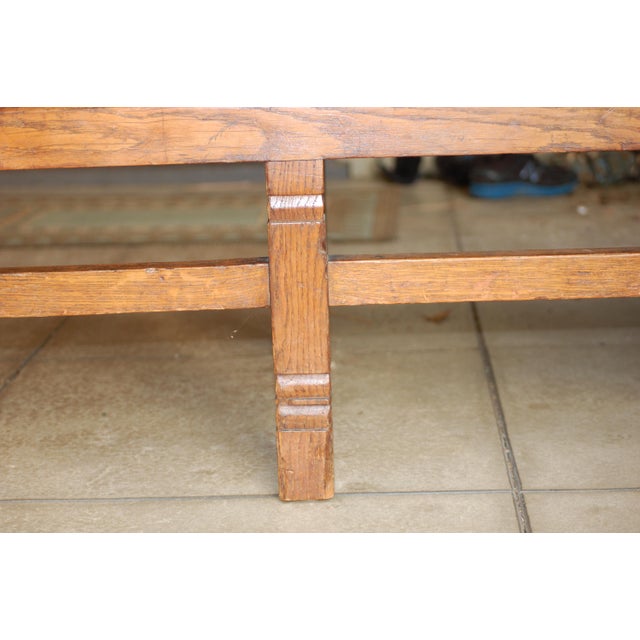Wood Wooden Bench For Sale - Image 7 of 11