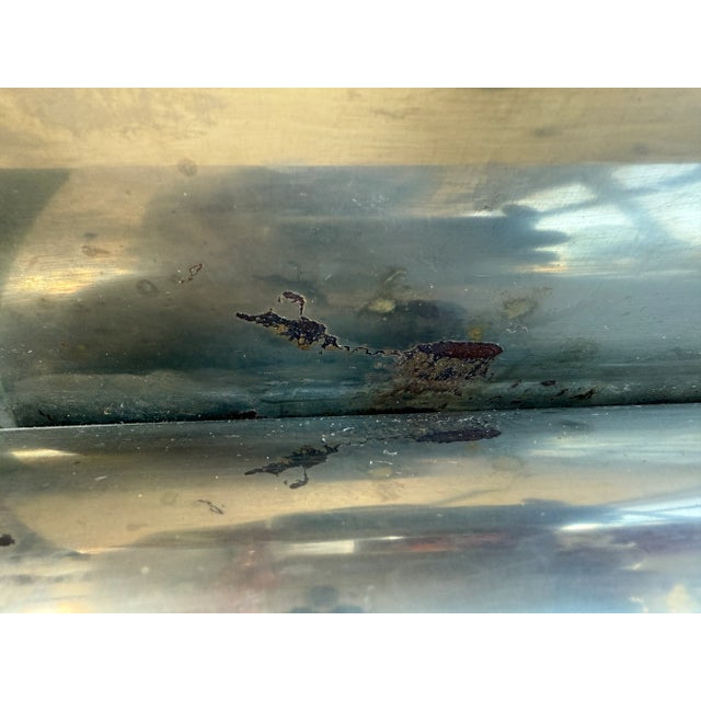 Mid-Century Modern Stainless Steel and Smoked Glass Coffee Table by Francois Monnet for Kappa, 1970s For Sale - Image 10 of 16