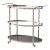 Modern Nickel Plated Arbor Bar Cart For Sale