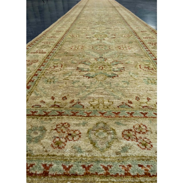 Early 21st Century Turkish Oushak Rug 2'7" x 16'4" #17002 For Sale - Image 5 of 8