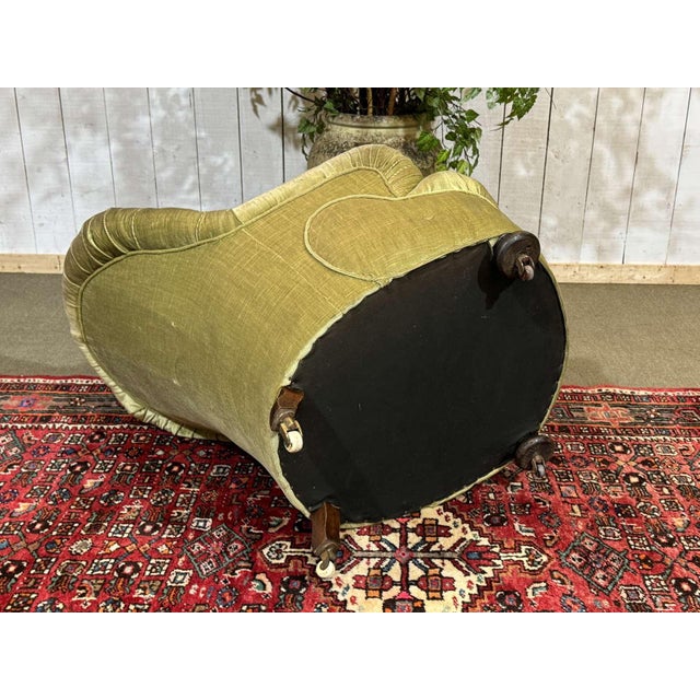 Gray English Chaise Longue, Late 19th Century For Sale - Image 8 of 12