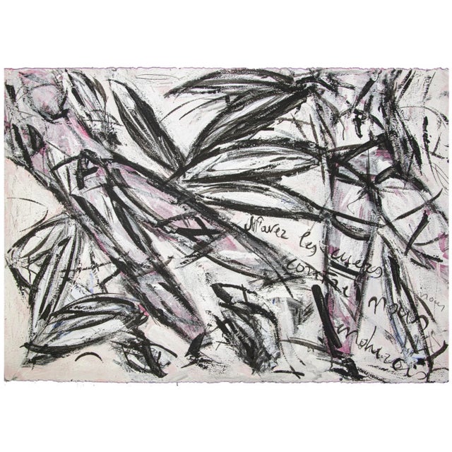 A Villon is a beautiful artwork realized by Maurizio Gracceva in the 2008. Black and white acrylic on paper Hand signed by...