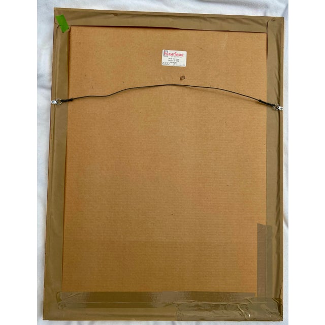 Textile Vintage Framed Tibetan Buddhist Thangka For Sale - Image 7 of 8