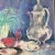 Impressionist Original Vintage Impressionist Tabletop Still Life Pastel Drawing 1970’s For Sale - Image 3 of 5
