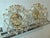 Luxe 1950's Hollywood Regency 24k Plate Frame Austrian Crystal 1/2 Orb Wall Sconces Attributed to Palwa a - Pair For Sale - Image 12 of 17
