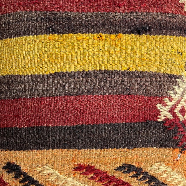 Turkish Kilim Cushion Cover For Sale - Image 9 of 11