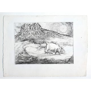 Marcel Guillard, Frog, Etching, 20th Century For Sale
