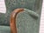 Wood Vintage Danish Lounge Chair in Green Furniture Velour and Beech Wood, 1960s For Sale - Image 7 of 18